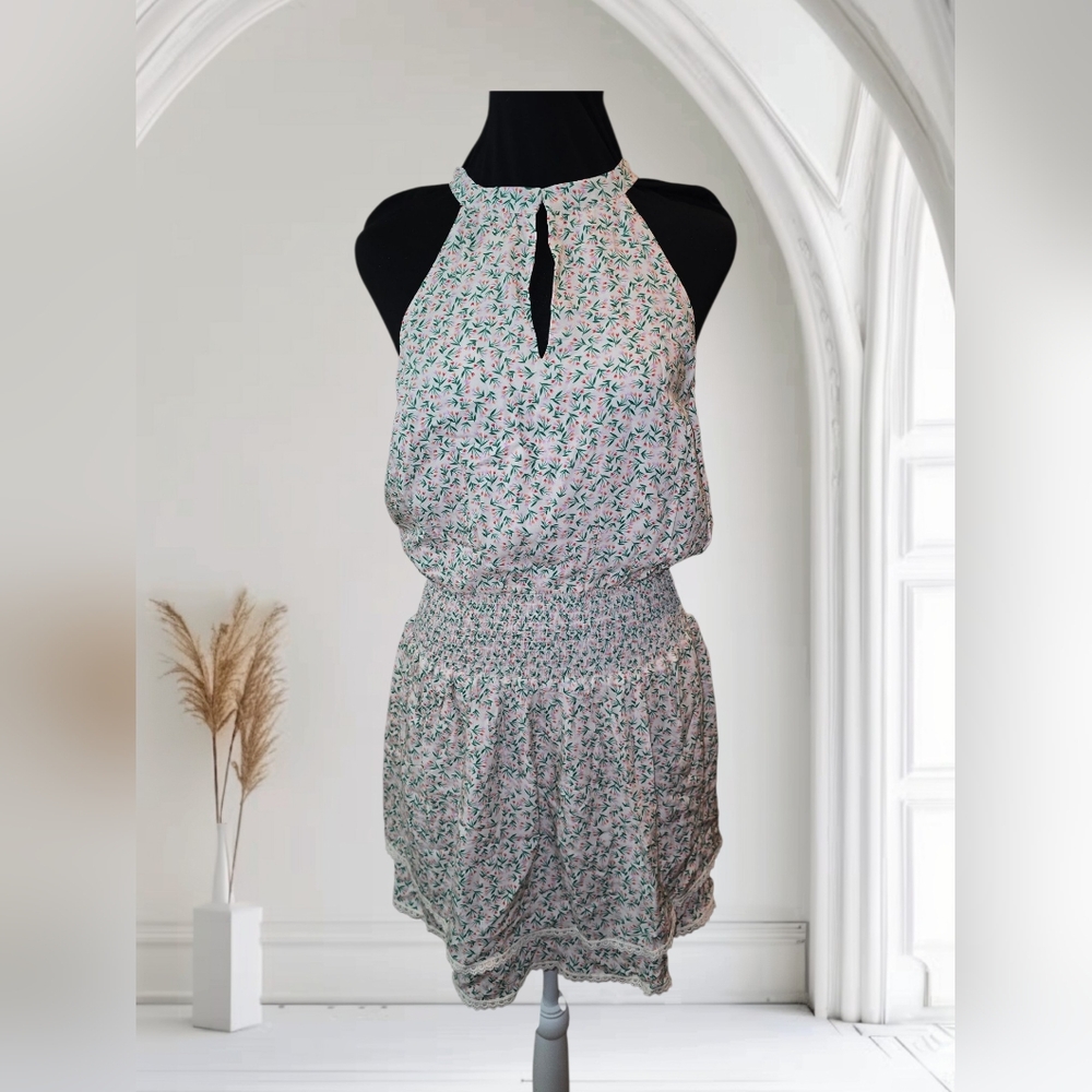 New KOKO+MASON Floral Halter Neck Dress